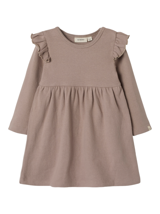 Lil' Atelier Baby THORO HOK LS BODY DRESS - Etherea