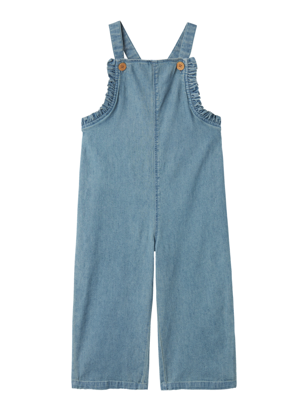 Lil' Atelier Mini TULA DENIM OVERALL - Medium Blue Denim