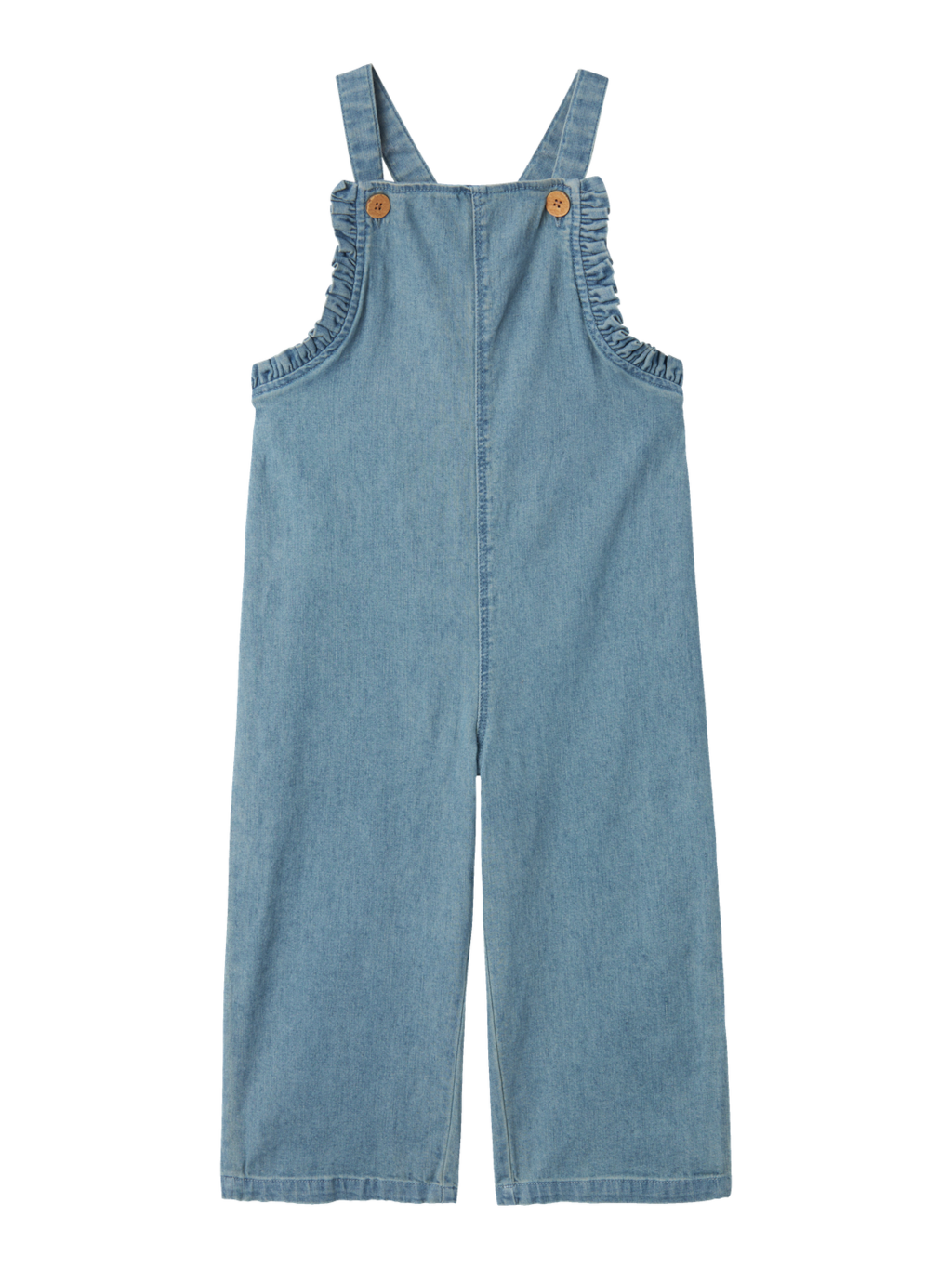 Lil' Atelier Mini TULA DENIM OVERALL - Medium Blue Denim