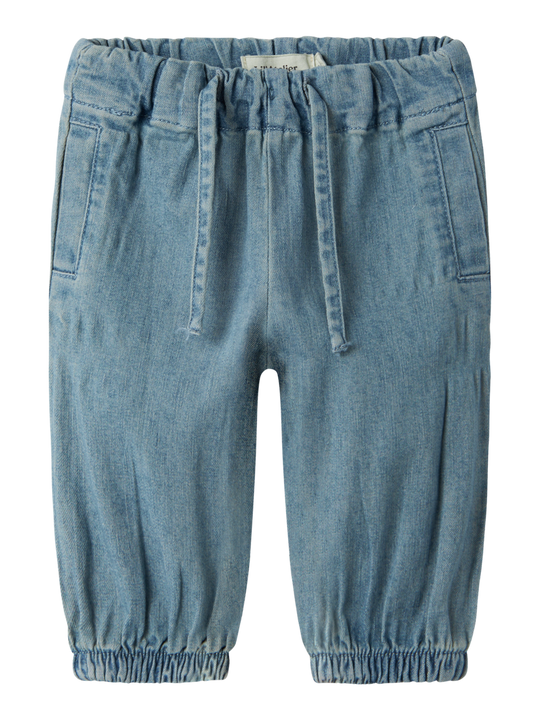 Lil' Atelier Baby ROME LOOSE R TULA JEANS - Medium Blue Denim