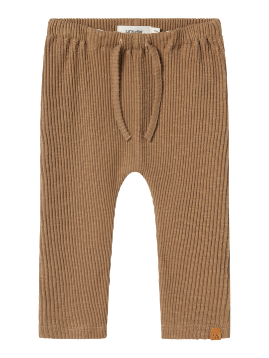 Lil' Atelier BABY RAJO MAT LOOSE PANT - Petrified Oak