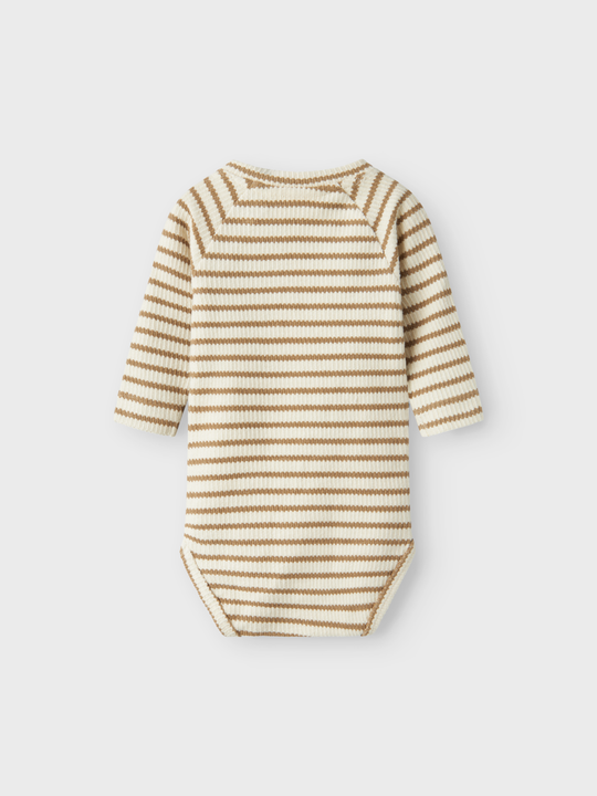 Lil' Atelier BABY TADEO LS BODY - Turtledove Petrified Oak