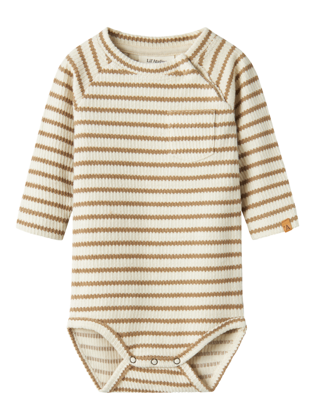 Lil' Atelier BABY TADEO LS BODY - Turtledove Petrified Oak