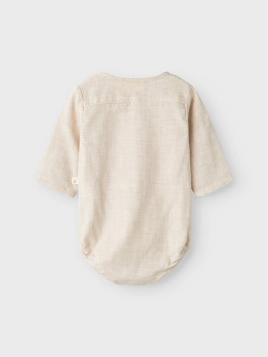 Lil' Atelier BABY TAROU LS LOOSE BODY SHIRT - Turtledove