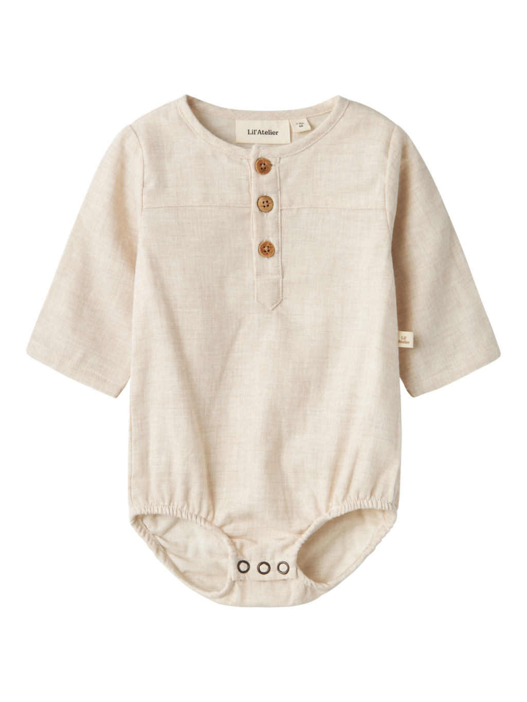 Lil' Atelier BABY TAROU LS LOOSE BODY SHIRT - Turtledove