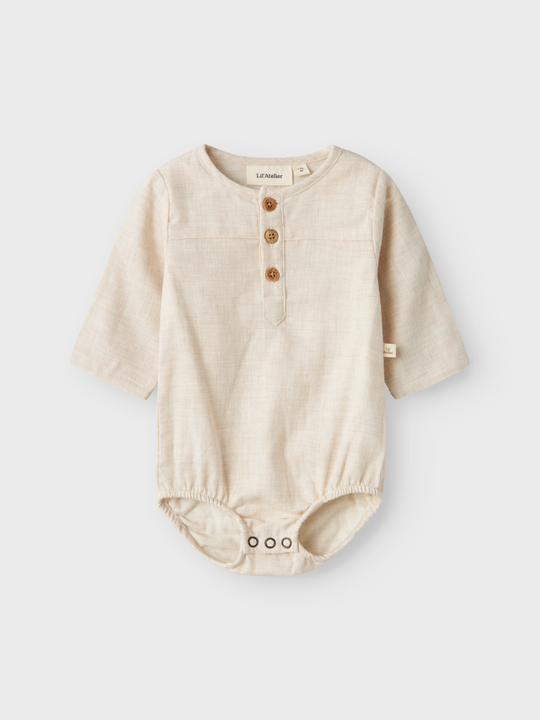 Lil' Atelier BABY TAROU LS LOOSE BODY SHIRT - Turtledove