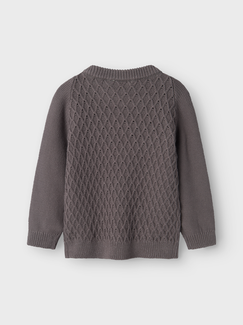 Lil' Atelier MINI TOBIE LS KNIT - Pewter