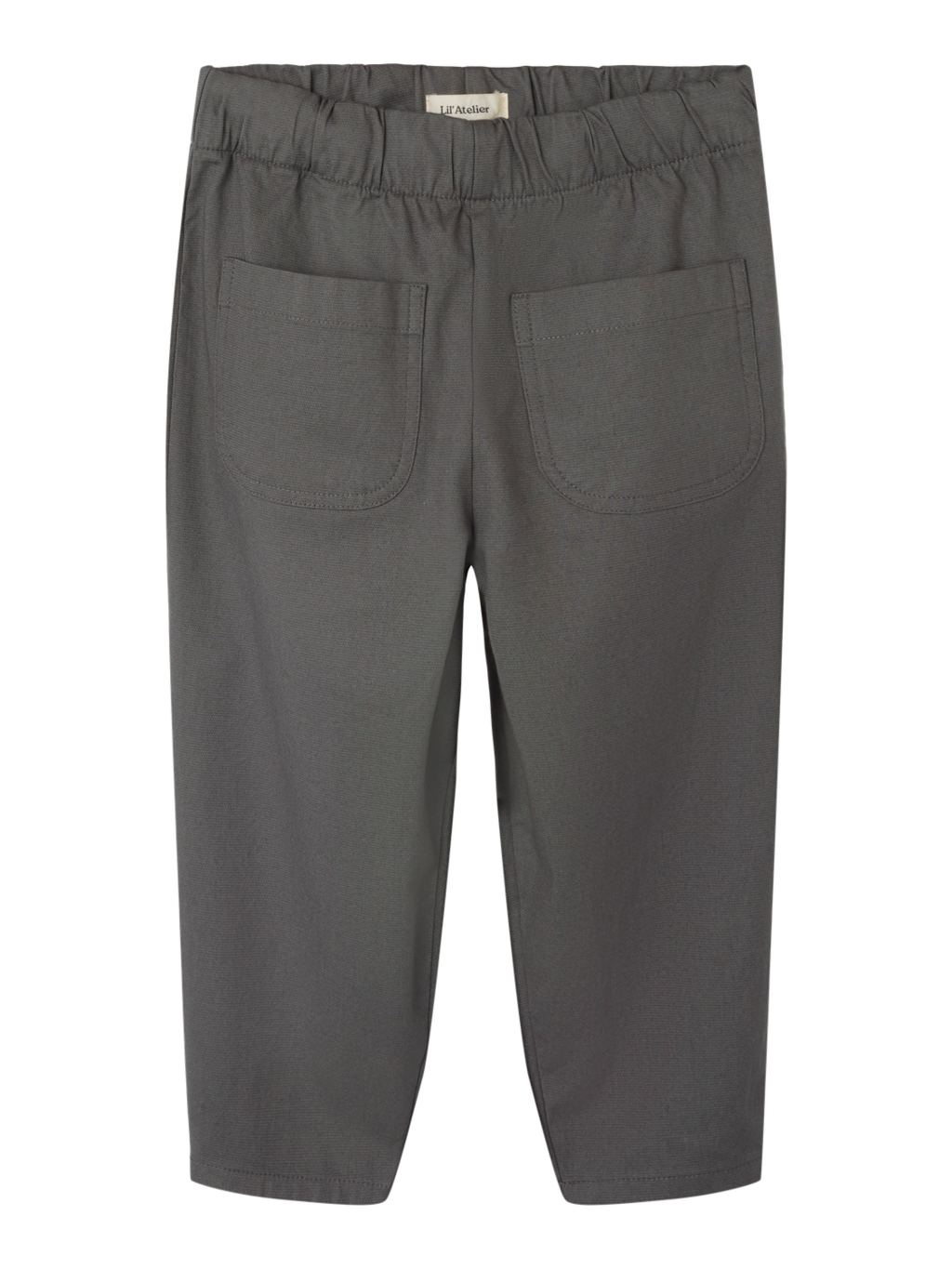 Lil' Atelier MINI BEN LOOSE TWI THADY PANTS - Pewter