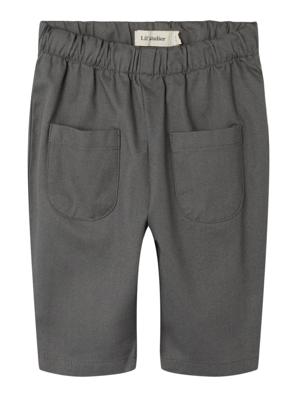 Lil' Atelier BABY BEN LOOSE TWI THADY PANTS - Pewter