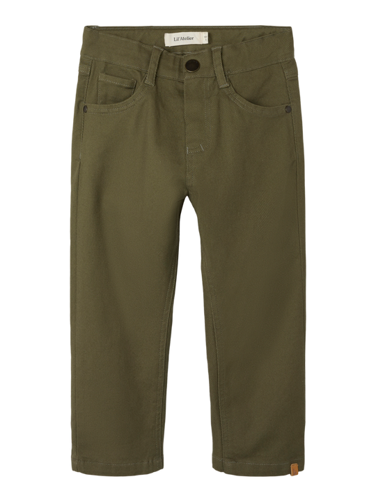 Lil' Atelier Mini RYAN LOOSE BASIM PANTS - Kalamata