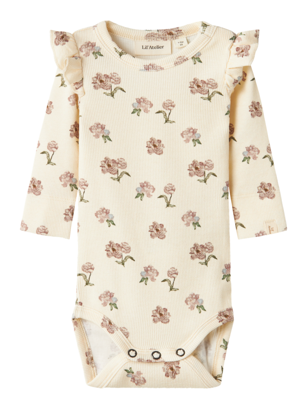 Lil' Atelier BABY GAVO EKO LS SLIM BODY NOOS - Turtledove Peony