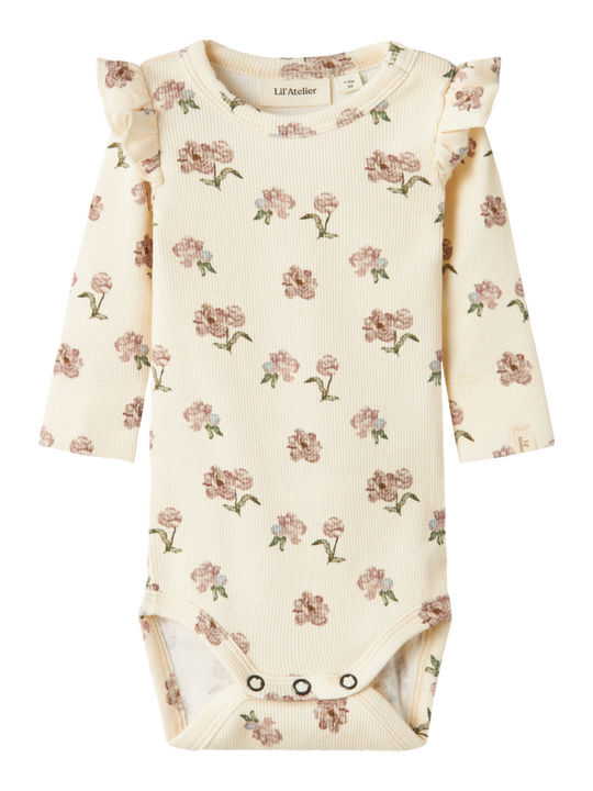 Lil' Atelier BABY GAVO EKO LS SLIM BODY NOOS - Turtledove Peony