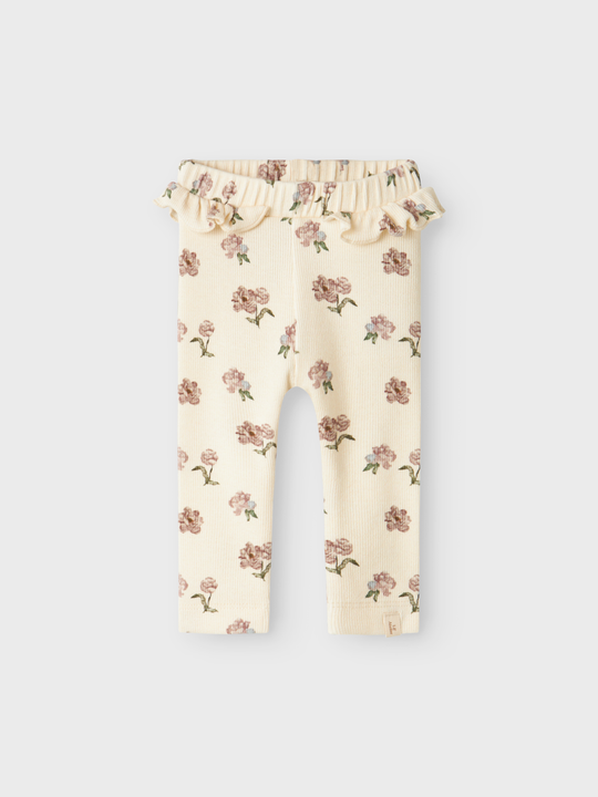 Lil' Atelier BABY GAVO EFI SLIM LEGGING NOOS - Turtledove Peony