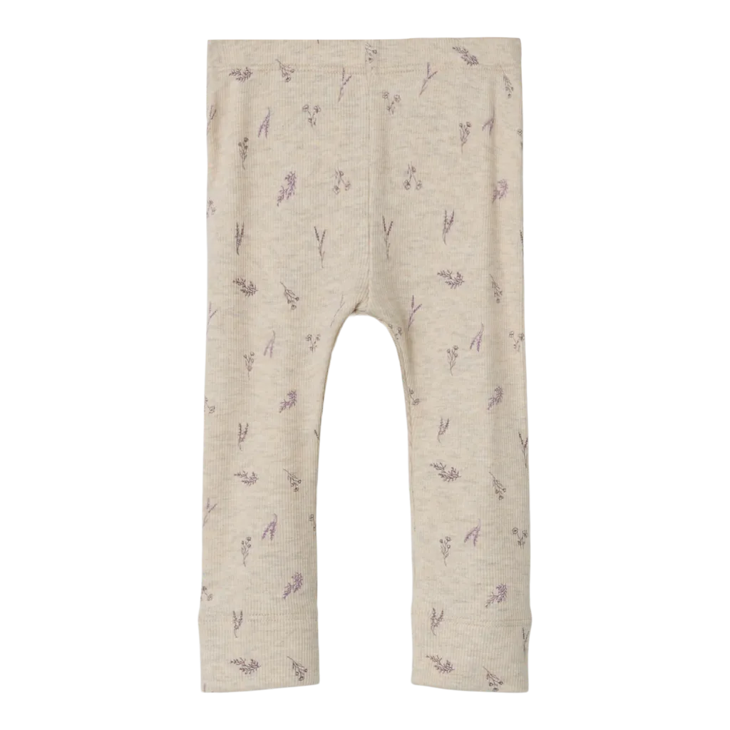 name it baby DABUA XSL LEGGING - Peyote Melange Small Flower