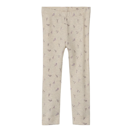 name it mini DABUA LEGGING - Peyote Melange Small Flower