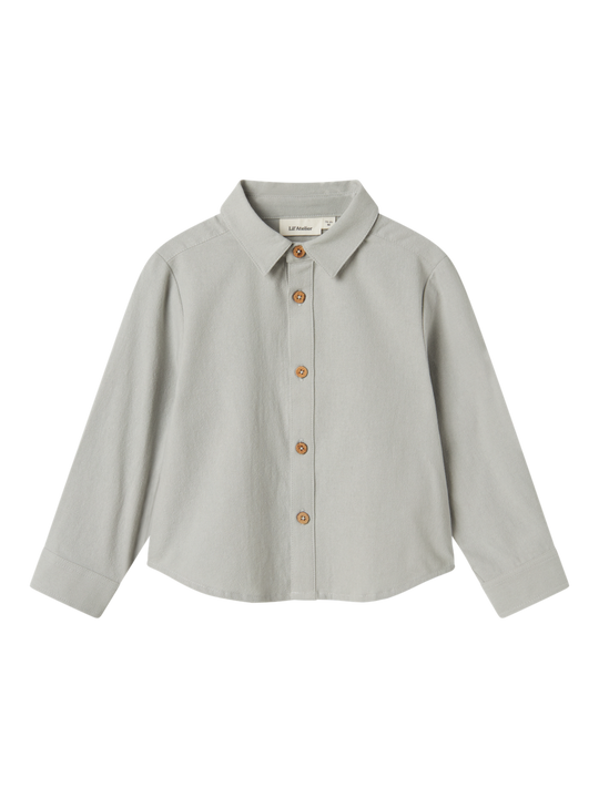 Lil' Atelier MINI HADAM LS LOOSE SHIRT - Mirage Gray