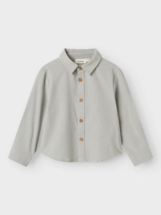 Lil' Atelier MINI HADAM LS LOOSE SHIRT - Mirage Gray