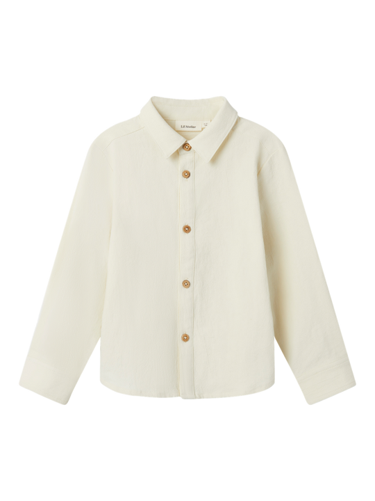 Lil' Atelier MINI HADAM LS LOOSE SHIRT - Turtledove