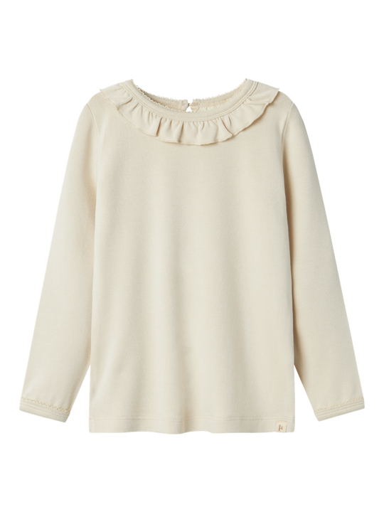 Lil' Atelier MINI SABA SOL LS SLIM TOP - Turtledove