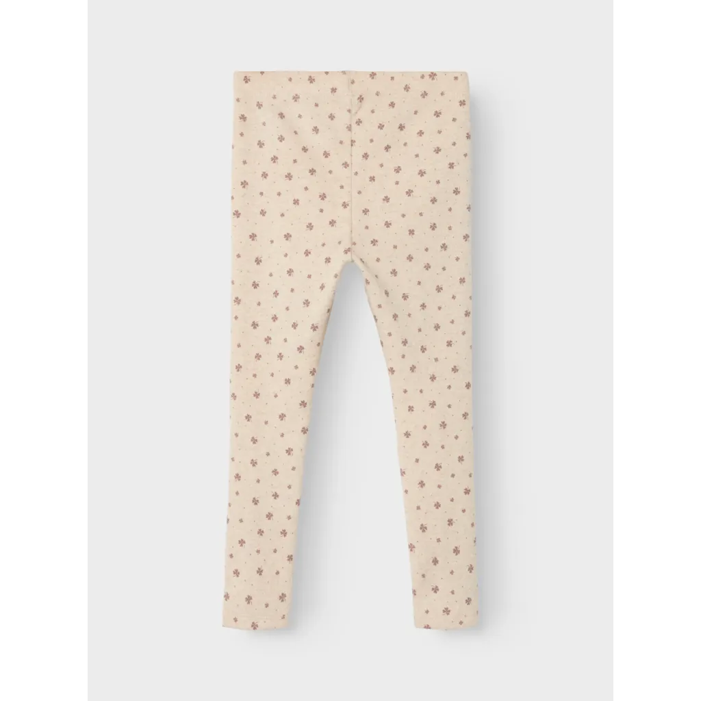 name it mini NOELLA SLIM LEGGING - Peyote Melange