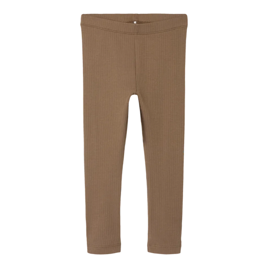 name it mini NOE SLIM LEGGING - Walnut