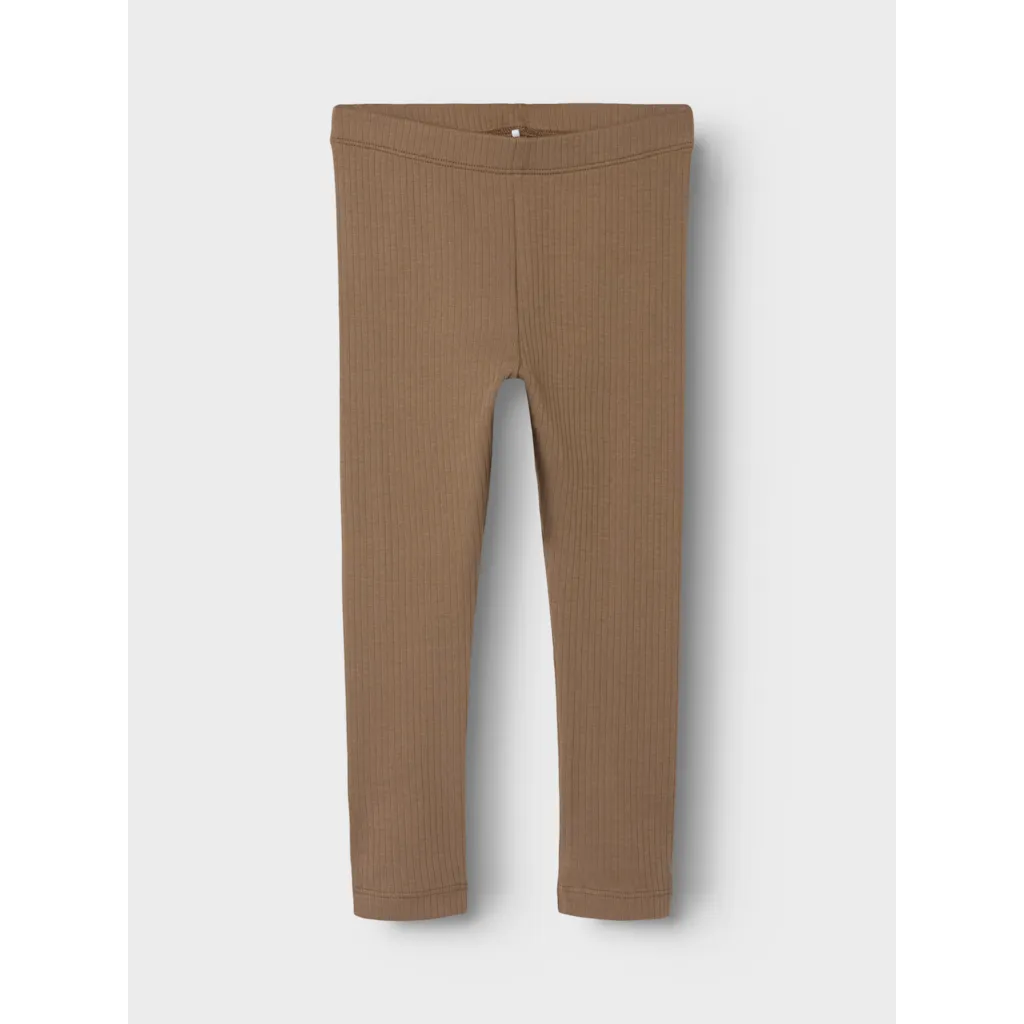 name it mini NOE SLIM LEGGING - Walnut