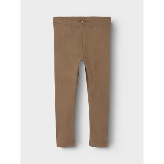 name it mini NOE SLIM LEGGING - Walnut