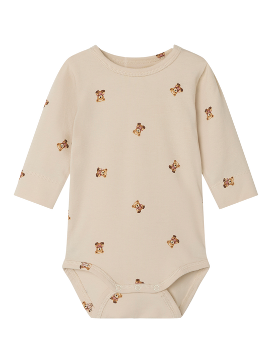 name it baby NELLU LS BODY - Sandshell