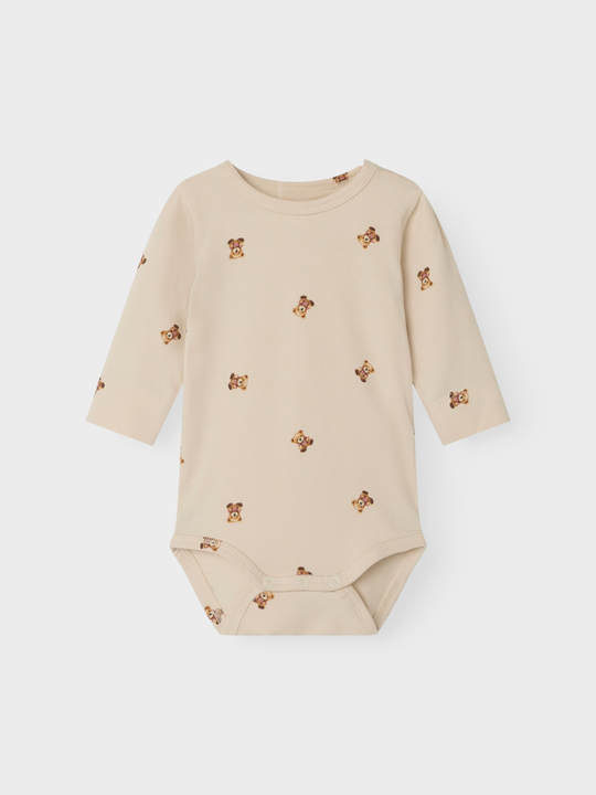 name it baby NELLU LS BODY - Sandshell