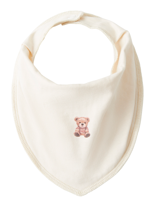 name it baby NICKY SCARF BIB - Sandshell