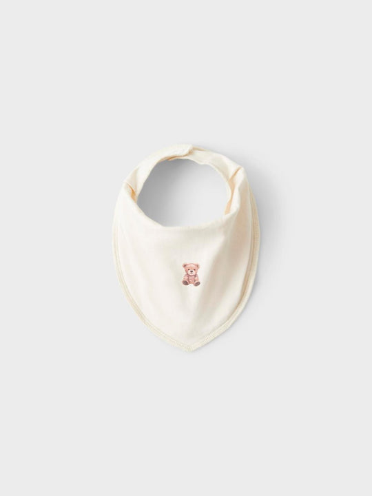 name it baby NICKY SCARF BIB - Sandshell