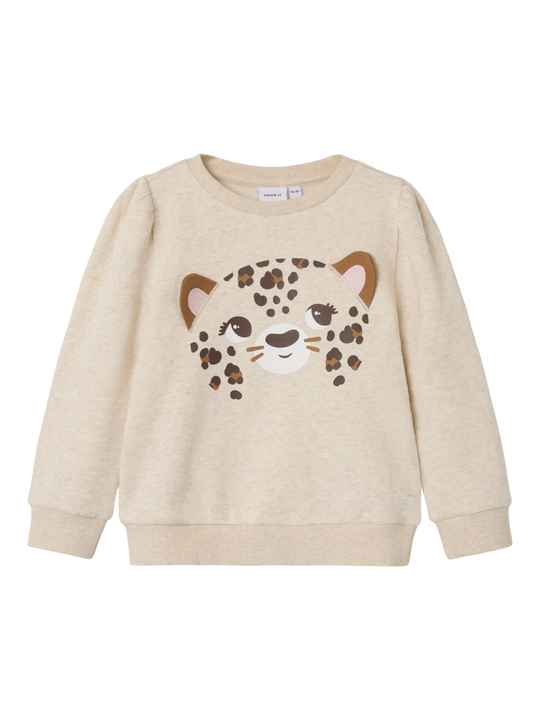 name it mini ODILIA LS SWE BRU - Peyote Melange