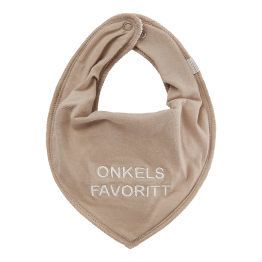 name it baby YATTE BIB "ONKELS FAVORITT" - Pure Cashmere