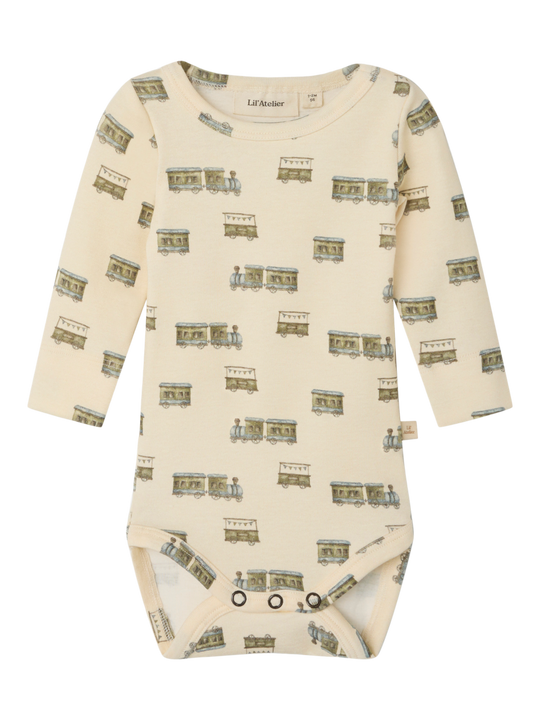 Lil' Atelier Baby GAYO LS SLIM BODY - Turtledove