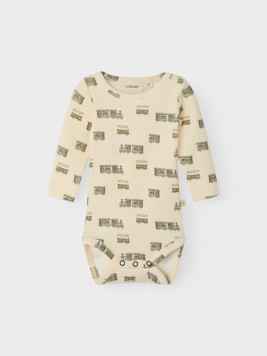 Lil' Atelier Baby GAYO LS SLIM BODY - Turtledove