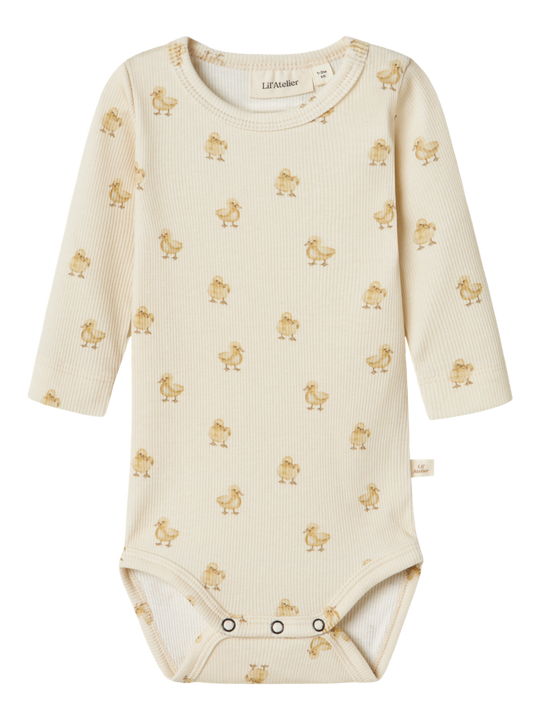 Lil' Atelier BABY LAVO EMO LS SLIM BODY - Turtledove Duck