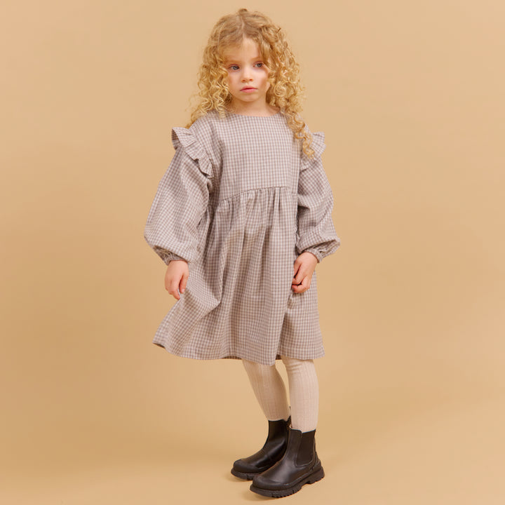 Wheat | Dress Gro - Greybrown Check