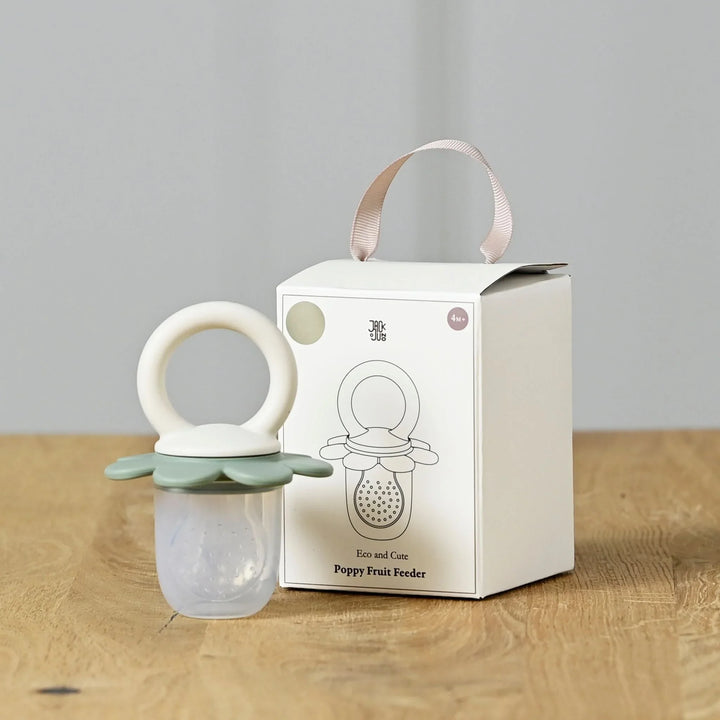 Jack o Juno | Poppy Fruit Feeder - Cream &amp; Sage