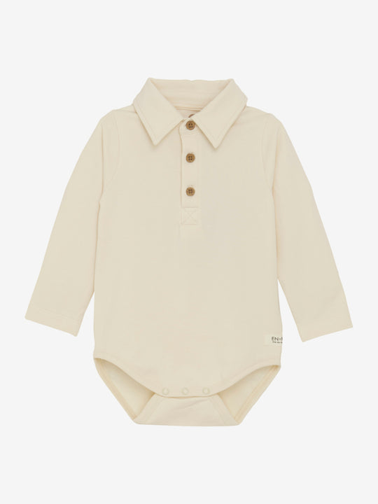 En Fant Body LS Shirt - Mother of Pearl