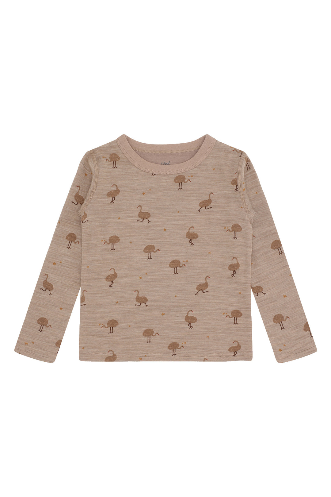 Hust &amp; Claire | Abba Ostrich Trøye Ull/Bambus – Biscuit
