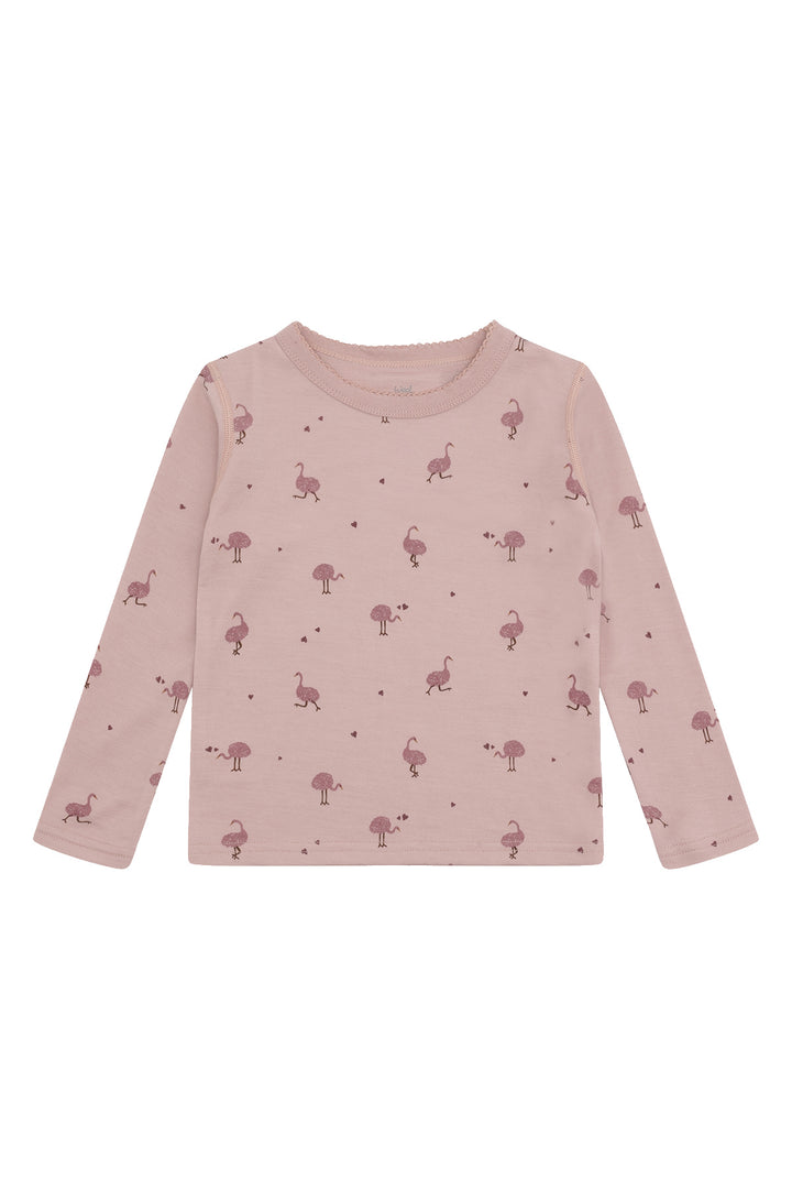 Hust &amp; Claire | Abba Ostrich Trøye Ull/Bambus – Adobe Rose
