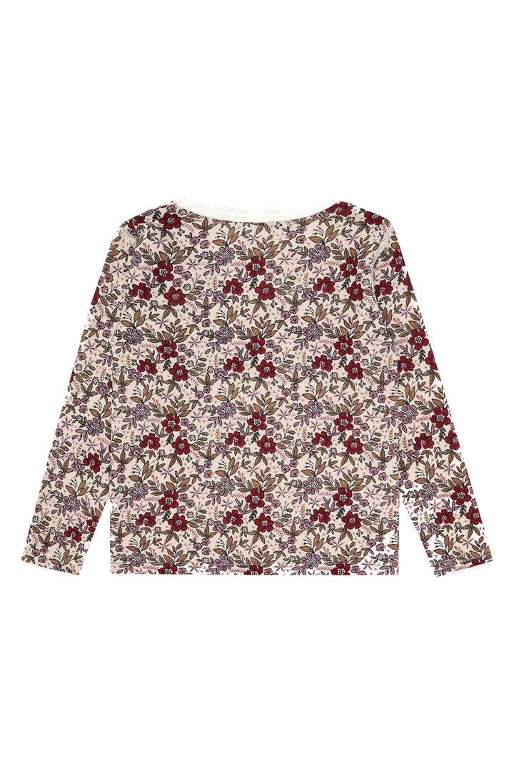 Hust &amp; Claire | Abba Flor Trøye Ull/Bambus – Offwhite