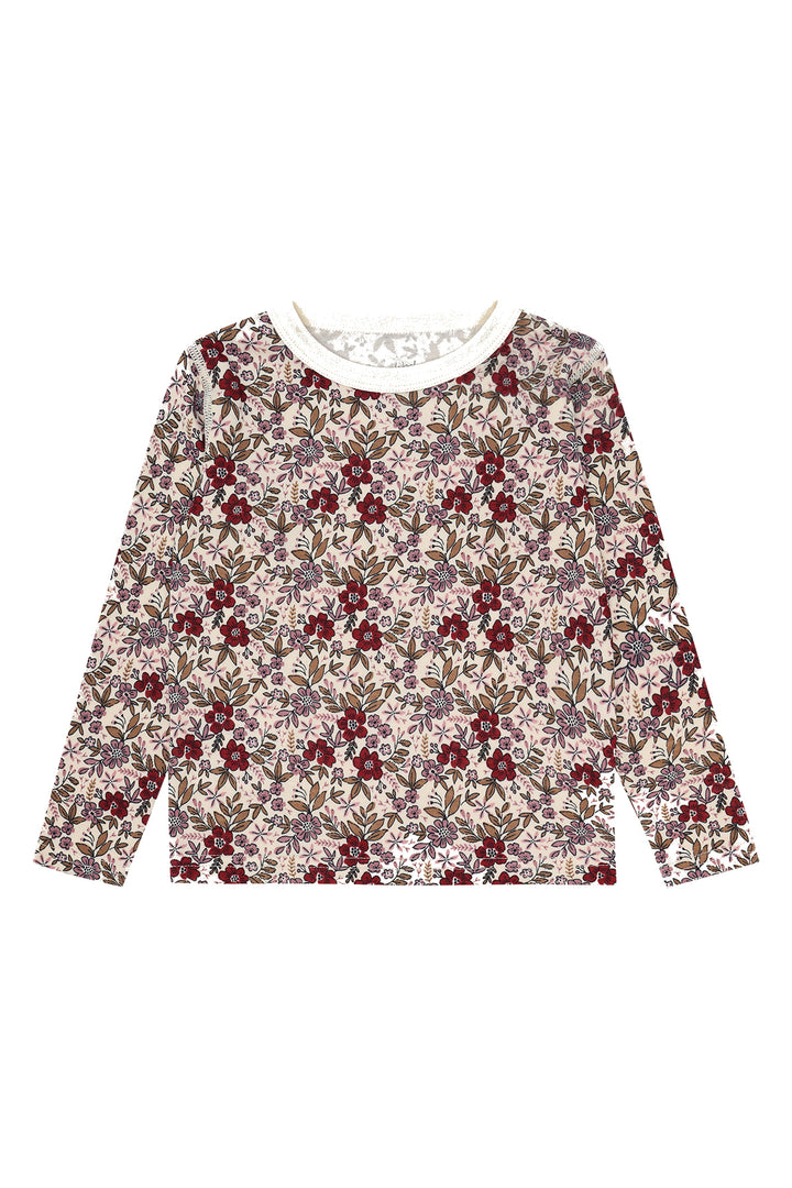 Hust &amp; Claire | Abba Flor Trøye Ull/Bambus – Offwhite