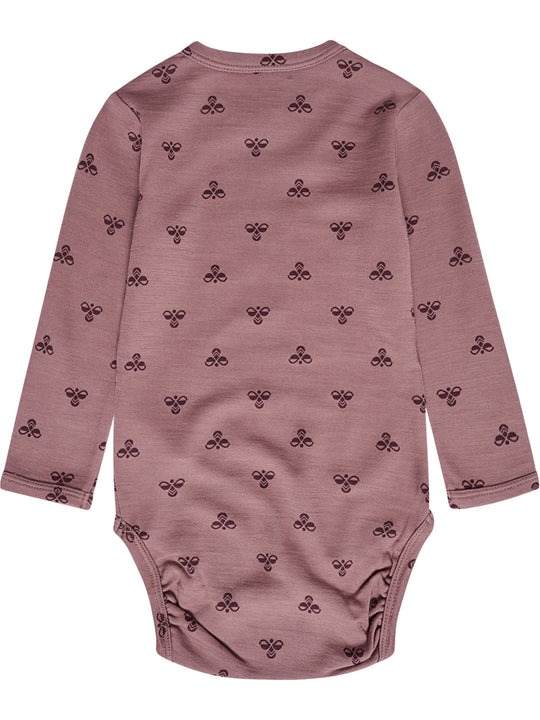 hummel BAMBO BODY LS - TWILIGHT MAUVE