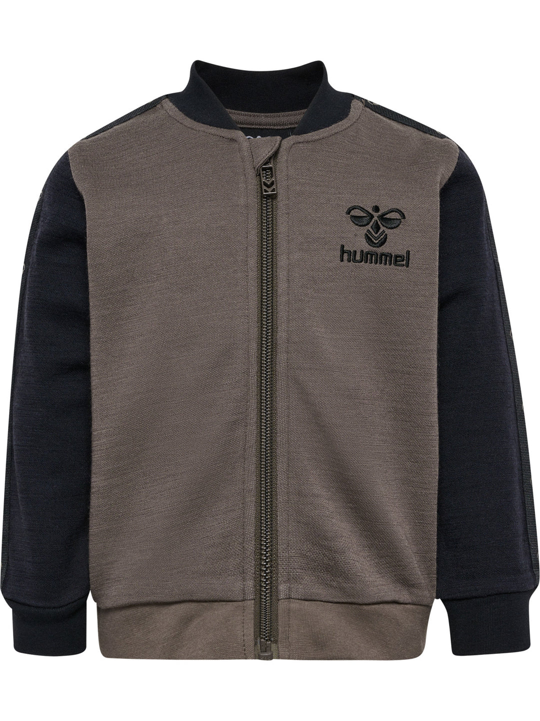 hummel WULBATO ZIP JACKET - MAJOR BROWN