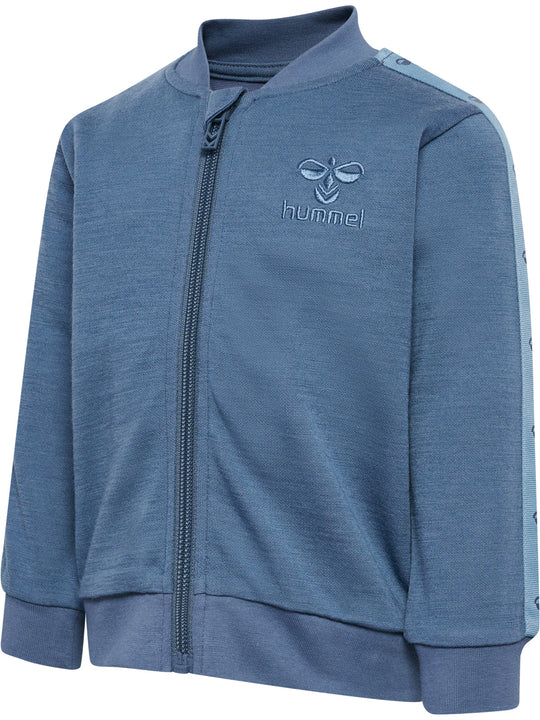 hummel WULBATO ZIP JACKET - BERING SEA