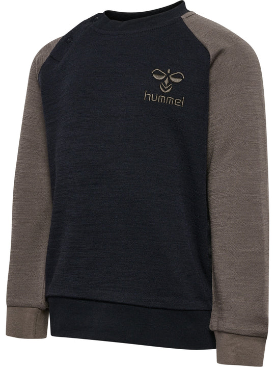 hummel WULBATO SWEATSHIRT - MAJOR BROWN