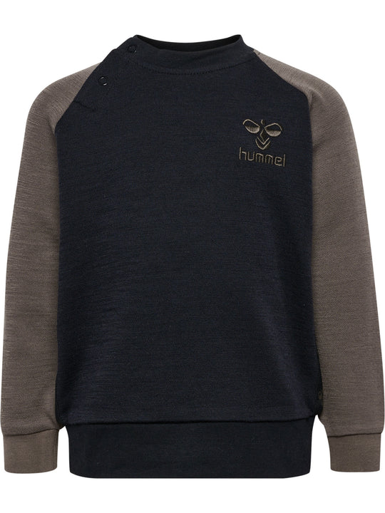 hummel WULBATO SWEATSHIRT - MAJOR BROWN