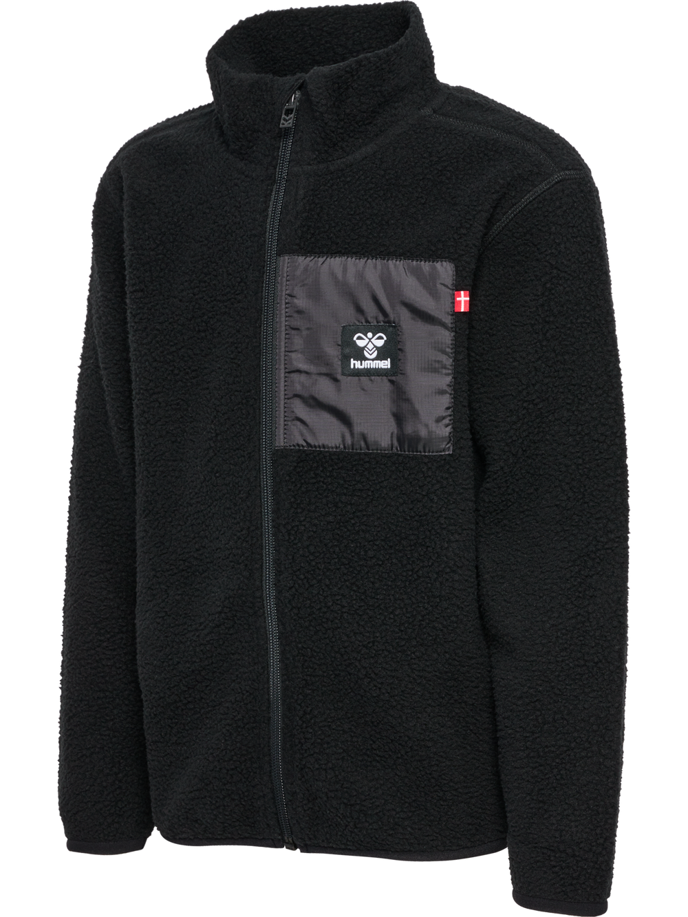 hummel ATLAS FLEECE ZIP JACKET - BLACK