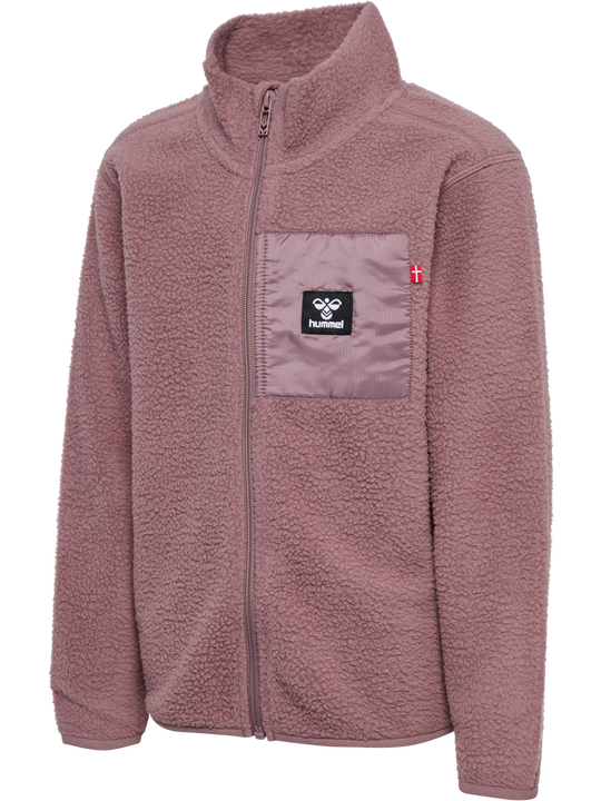 hummel ATLAS FLEECE ZIP JACKET - TWILIGHT MAUVE